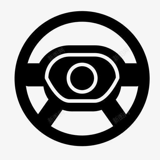 方向盘转向模拟器图标svg_新图网 https://ixintu.com 控制 方向 方向盘 模拟器 汽车 转向 驱动轮 驾驶员