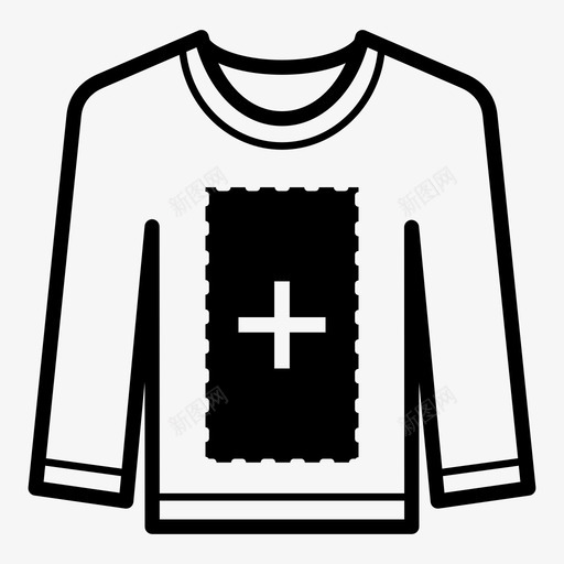 衬衫个性化加图标svg_新图网 https://ixintu.com t恤 上传设计 个性化 加 加号 印刷 服装 衬衫 长袖t恤