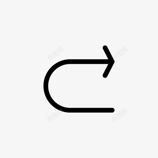 箭头进程路径图标svg_新图网 https://ixintu.com 前进 导航 左 引导 流 箭头 路径 进程