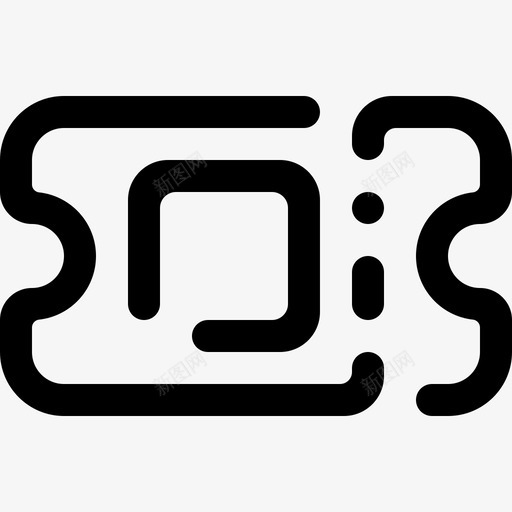 门票标签存根图标svg_新图网 https://ixintu.com 代金券 优惠券 入场券 娱乐 存根 无足轻重 标签 毛坯 演出 电影 门票