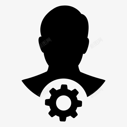 商人选项个人图标svg_新图网 https://ixintu.com 个人 商人 工具 工具和设置 男性 设置 选项 配置文件 首选项