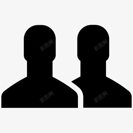 用户测试人员团队图标svg_新图网 https://ixintu.com 人员 同事 团队 支持 朋友 测试人员 用户 目标受众 目标群体