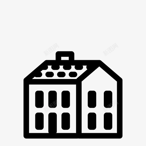 住宅居住居住空间图标svg_新图网 https://ixintu.com 休息场所 位置 住宅 住所 地点 城镇房屋 小屋 小镇 居住 居住空间 房地产 简陋住所