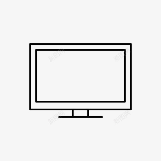 显示器工作站电视图标svg_新图网 https://ixintu.com mac 外围设备 屏幕 工作站 平面图标 技术 显示器 桌面屏幕 桌面显示器 电视 符号