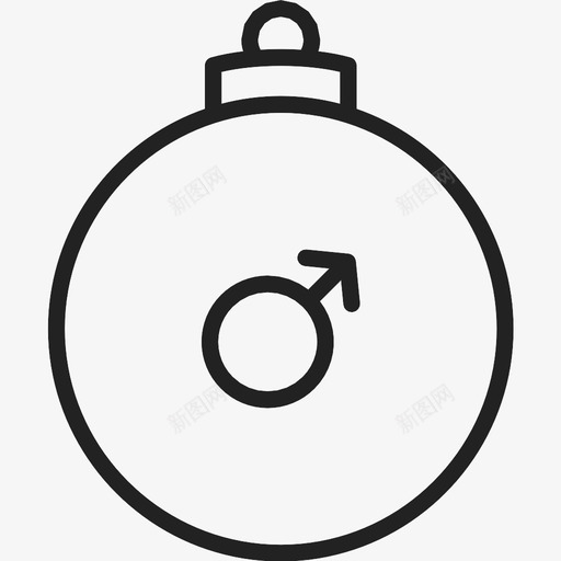 火星装饰男性男子气概图标svg_新图网 https://ixintu.com 占星术 圣诞节 火星装饰 男子气概 男孩 男性 行星