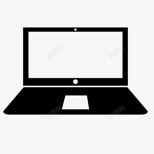 手提电脑电脑笔记簿图标svg_新图网 https://ixintu.com 个人电脑 手提电脑 技术 电脑 笔记本电脑 笔记簿 行销