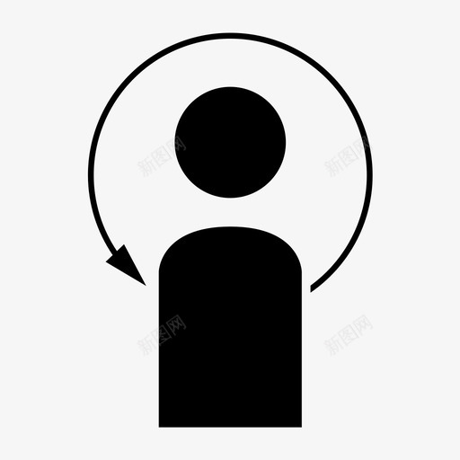 全圆挂锁锁孔图标svg_新图网 https://ixintu.com 光环 全圆 反射 周期 因果报应 天使 天堂 挂锁 生命循环 锁孔