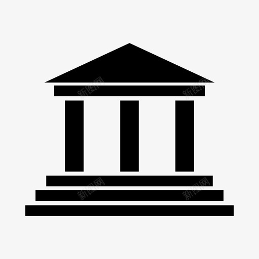 银行金融中心金融机构图标svg_新图网 https://ixintu.com 办公室 基金 奖励 政府 政府大楼 资金 金融中心 金融机构 银行