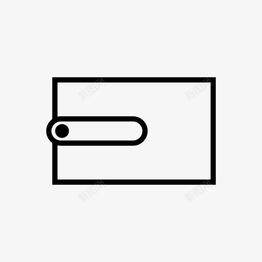 钱包按扣公文包图标svg_新图网 https://ixintu.com 公文包 双折 口袋大小 口袋本 彩色页 按扣 钱包 钱夹