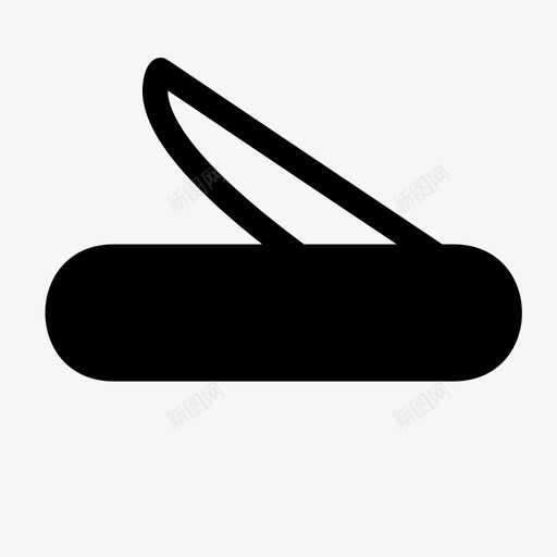小刀口袋刀荒野图标svg_新图网 https://ixintu.com 切割 口袋刀 实用工具 小 小刀 工具 户外 折叠 童子军 荒野 野营 锋利