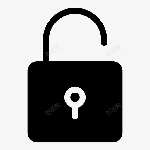 锁安全保护图标svg_新图网 https://ixintu.com 主 保护 安全 密码 私人 解锁 锁