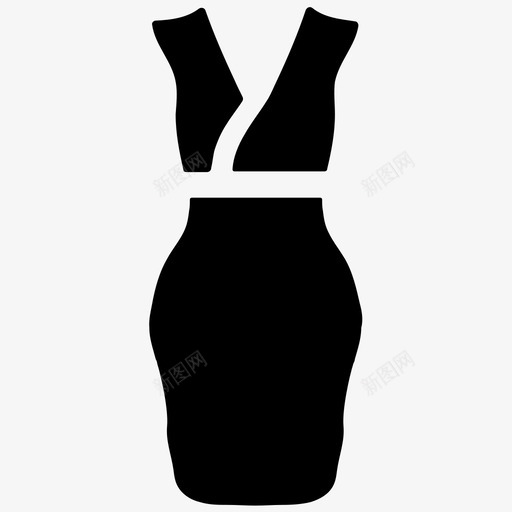 采购产品聚会礼服聚会礼服服装图标svg_新图网 https://ixintu.com 休闲服 服装 聚会礼服 衣服 裹身裙 采购产品聚会礼服