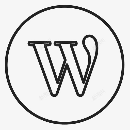 wordpress公司图标svg_新图网 https://ixintu.com wordpress公司