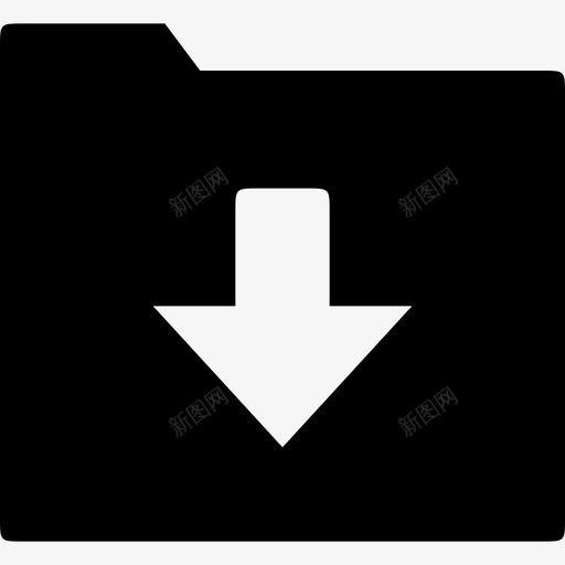 文件夹上传传输图标svg_新图网 https://ixintu.com 上传 下载 传输 存储 文件 文件夹下载