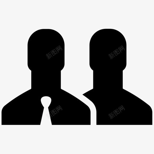 商人用户领带图标svg_新图网 https://ixintu.com 业务团队 业务用户 人员 公司 办公室 同事 商人 团队 小组 用户 领带