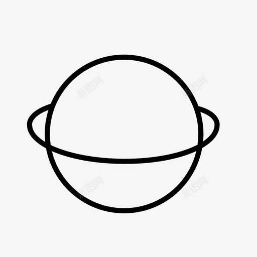 行星月亮神秘图标svg_新图网 https://ixintu.com 天空 宇宙 星星 月亮 神秘 科学 行星