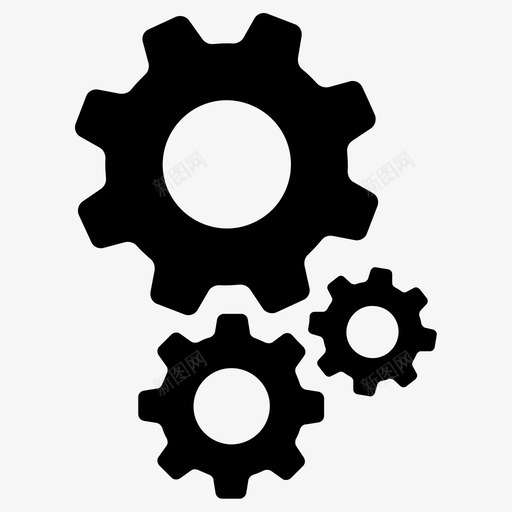 设置流程首选项图标svg_新图网 https://ixintu.com 品牌 商务电子商务 更正 条目 流程 设置 选项 配置 首选项 齿轮