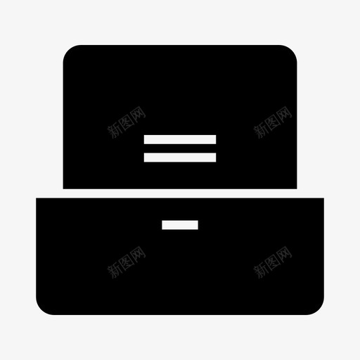 文件柜保险柜文件图标svg_新图网 https://ixintu.com 保险柜 办公家具 办公用品 商务 工作 抽屉 文件 文件柜 金属