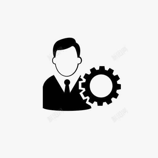 用户管理设置配置文件图标svg_新图网 https://ixintu.com 业务人员 人员 用户管理 设备 设置 配置文件 首选项