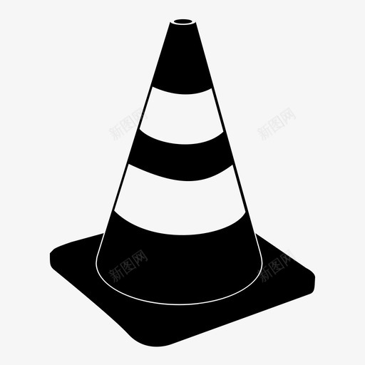 交通锥前方道路施工交通管理图标svg_新图网 https://ixintu.com 交通管制 交通管理 交通锥 前方道路施工 塔架 安全锥 改道 标记 道路施工 道路锥体