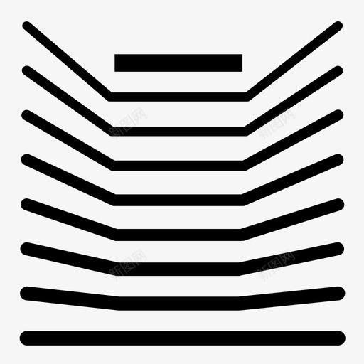 下降重力线条艺术图标svg_新图网 https://ixintu.com 下降 图案艺术 堆叠 线条艺术 线条运动 重力