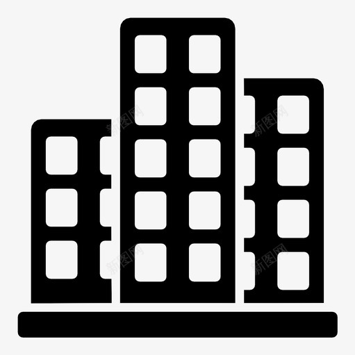 城市城邦大城市图标svg_新图网 https://ixintu.com 办公室 场所 城市 城邦 城镇 大城市 建筑 房产 房地产 摩天大楼 村庄