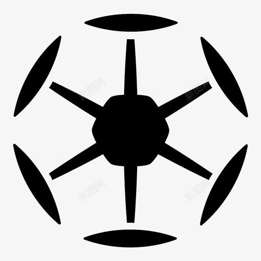 多翼无线电控制无人机物体图标svg_新图网 https://ixintu.com 六角直升机 多旋翼 多翼 展示品 无人机 无线电控制无人机 材料 物体 物品 飞行无人机