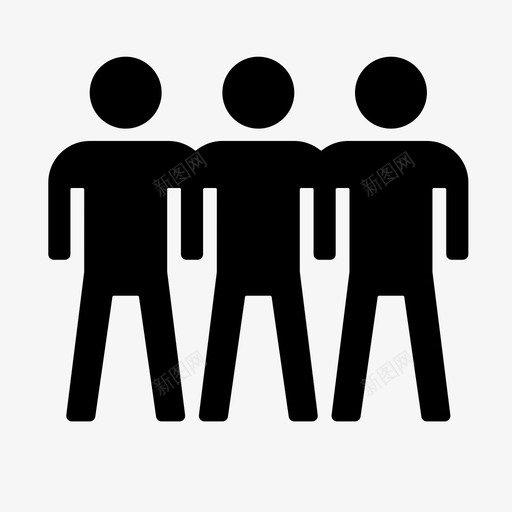团队代表团小组图标svg_新图网 https://ixintu.com 代表团 团队 小组 设计13