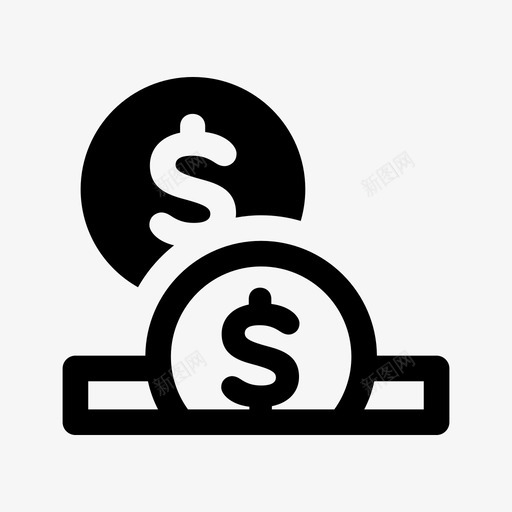 存款支付富人图标svg_新图网 https://ixintu.com 二 交易 价值 储蓄 存款 富人 工资 支付 空白一 自动售货机 财富