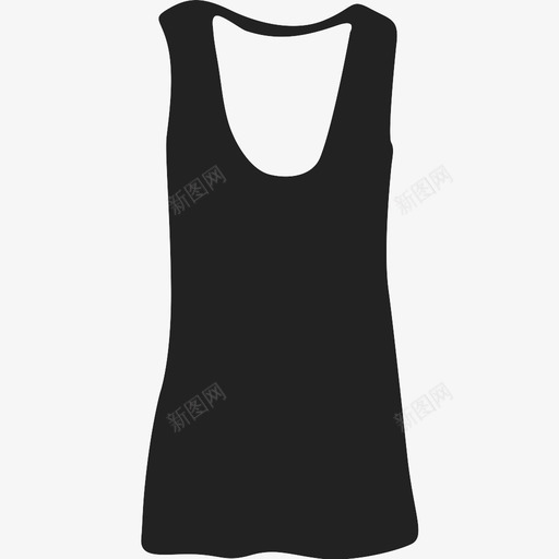 背心服装贴身背心图标svg_新图网 https://ixintu.com 意大利面皮带 无袖衬衫 服装 背心 贝壳 贴身背心 连衣裙 长袍