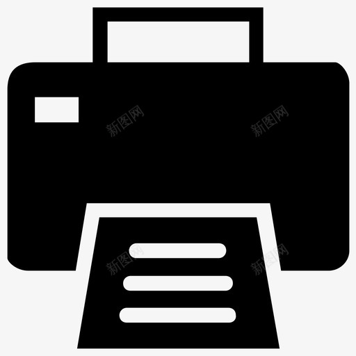 打印机硬件喷墨打印机图标svg_新图网 https://ixintu.com 125教育实体图标 喷墨打印机 打印 打印文档 打印机 激光打印机 硬件