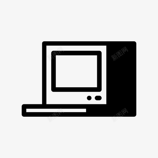 计算机处理器人图标svg_新图网 https://ixintu.com 互联网 人 使用 各种各样的东西 处理器 数据 旧 显示器 桌面 计算机 连接