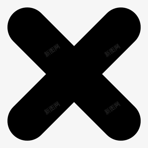 取消不正确否定图标svg_新图网 https://ixintu.com 不正确 删除 取消 否 否定 回收站 垃圾箱 拒绝 禁止访问 错误