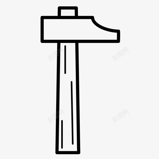 锤子工件工具图标svg_新图网 https://ixintu.com 仪表 修理 固定装置 工件 工具 工程 螺丝刀 设备 重建 钳子 锤子
