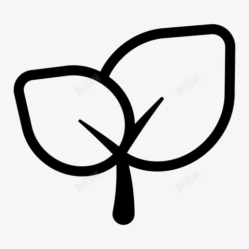 萌芽新生有机图标svg_新图网 https://ixintu.com 季节 幼苗 新生 春天 有机 植物 植物生命 潜力 种子 萌芽