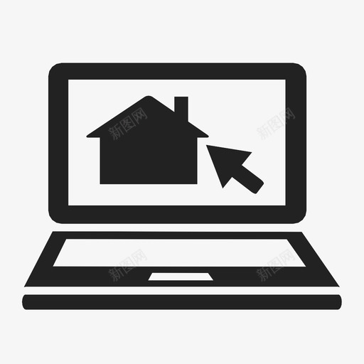 找房子搜索家住所图标svg_新图网 https://ixintu.com 主页 住所 图标 房地产 找一个家 找房子 搜索家 笔记本电脑 财产