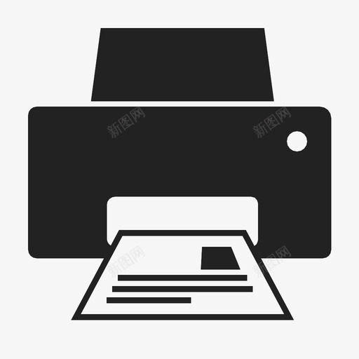 画室印刷机图标svg_新图网 https://ixintu.com 画室logo 画室印刷机