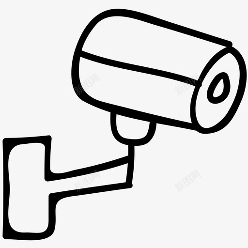 安全摄像头cc电视cctv图标svg_新图网 https://ixintu.com cctv cctv摄像头 cc电视 安全摄像头 摄像机 监控 监控摄像头 酒店和餐厅手绘涂鸦图标 闭路电视