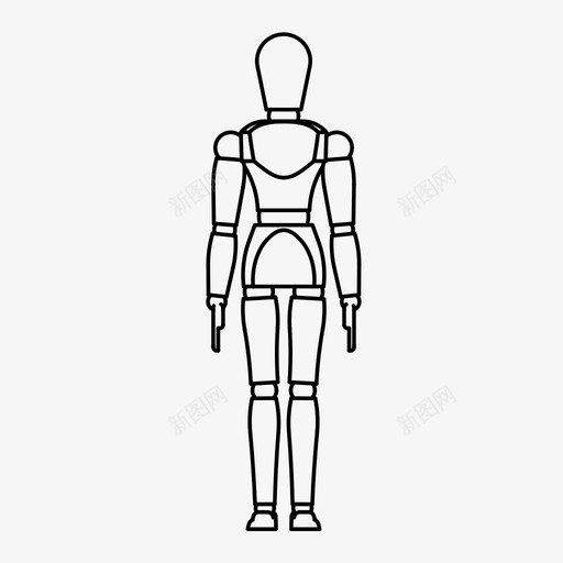 人体模型洋娃娃假人图标svg_新图网 https://ixintu.com 人体模型 人物 假人 木偶 模型 洋娃娃
