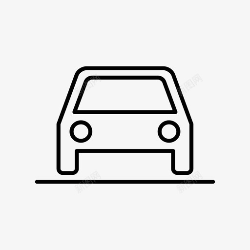 停车场汽车交通工具图标svg_新图网 https://ixintu.com 交通工具 停车场 停车场建筑 汽车 车辆