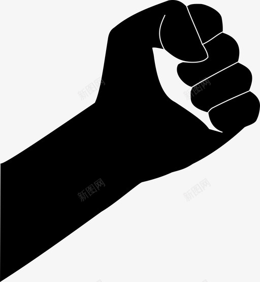 拳爪握图标svg_新图网 https://ixintu.com 力 手 打 抓 拳 握 爪