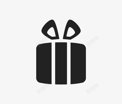 礼物生日生日礼物图标svg_新图网 https://ixintu.com 包装纸 生日 生日礼物 礼物 蝴蝶结
