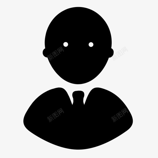 商人用户个人资料图标svg_新图网 https://ixintu.com 个人资料 人 化身 商人 工作 用户
