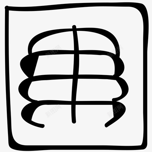 放射检查医学手绘图标svg_新图网 https://ixintu.com 医学手绘图标 放射检查