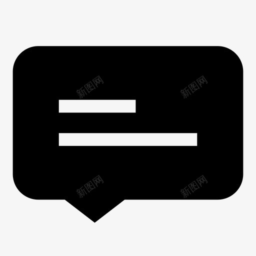 语音气泡标记消息图标svg_新图网 https://ixintu.com 位置 信使 文本 文本消息 标记 消息 短消息 语音气泡 谈话