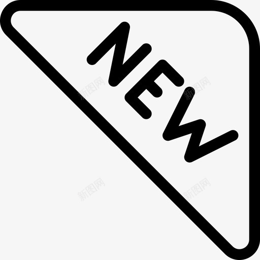 新标签购物线路图标svg_新图网 https://ixintu.com 新标签 购物线路图标