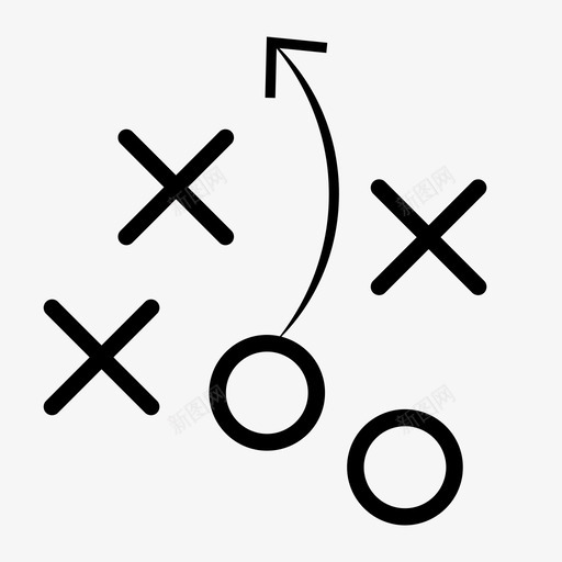 游戏计划战略策略图标svg_新图网 https://ixintu.com 战术 战略 游戏策略 游戏计划 策略 运动策略