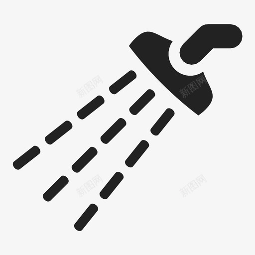 淋浴洗涤冲洗图标svg_新图网 https://ixintu.com 冲洗 新鲜 洗涤 洗澡 浴缸 淋浴 清洁