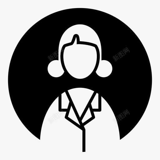 教授女商人大衣图标svg_新图网 https://ixintu.com 人 医生 外科医生 大衣 女商人 女孩 妇女 教师 教授 药剂师