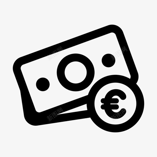 现金储蓄富人图标svg_新图网 https://ixintu.com 储蓄 商业 富人 投资 支付 欧元 现金 货币 金融